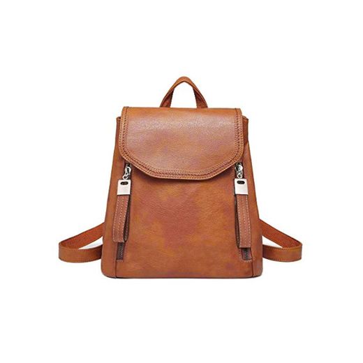 Bolso Mochila Cuero Mujer Casual