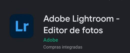 Lightroom editor 