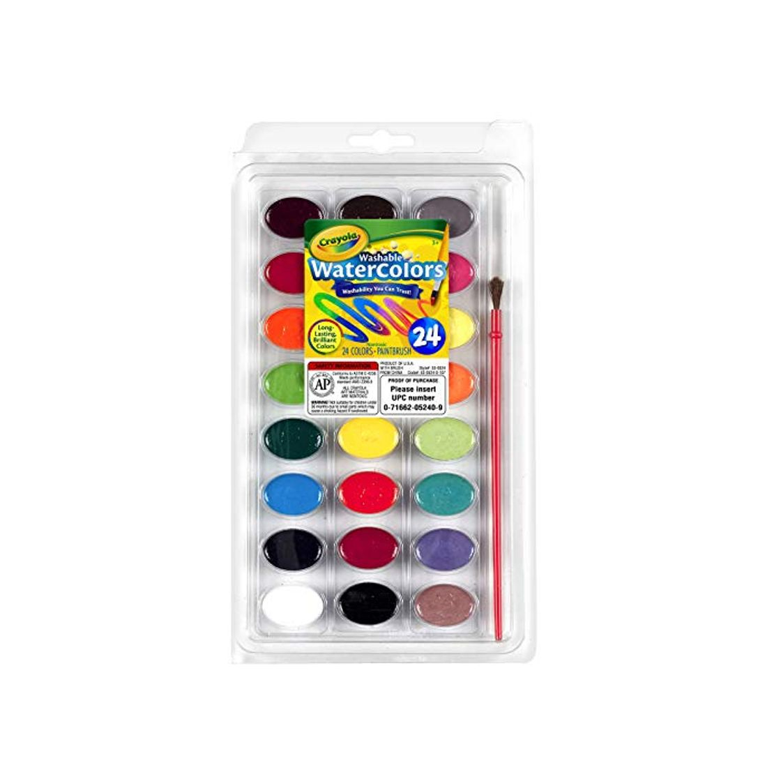 Producto Crayola- Disney Set 24 Acuarela Lavable