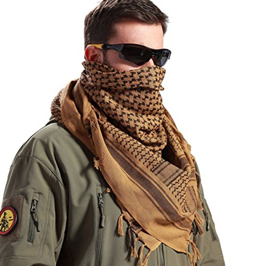 Producto FREE SOLDIER 100% algodón Militar táctica Shemagh Desierto Keffiyeh Bufanda Wrap para