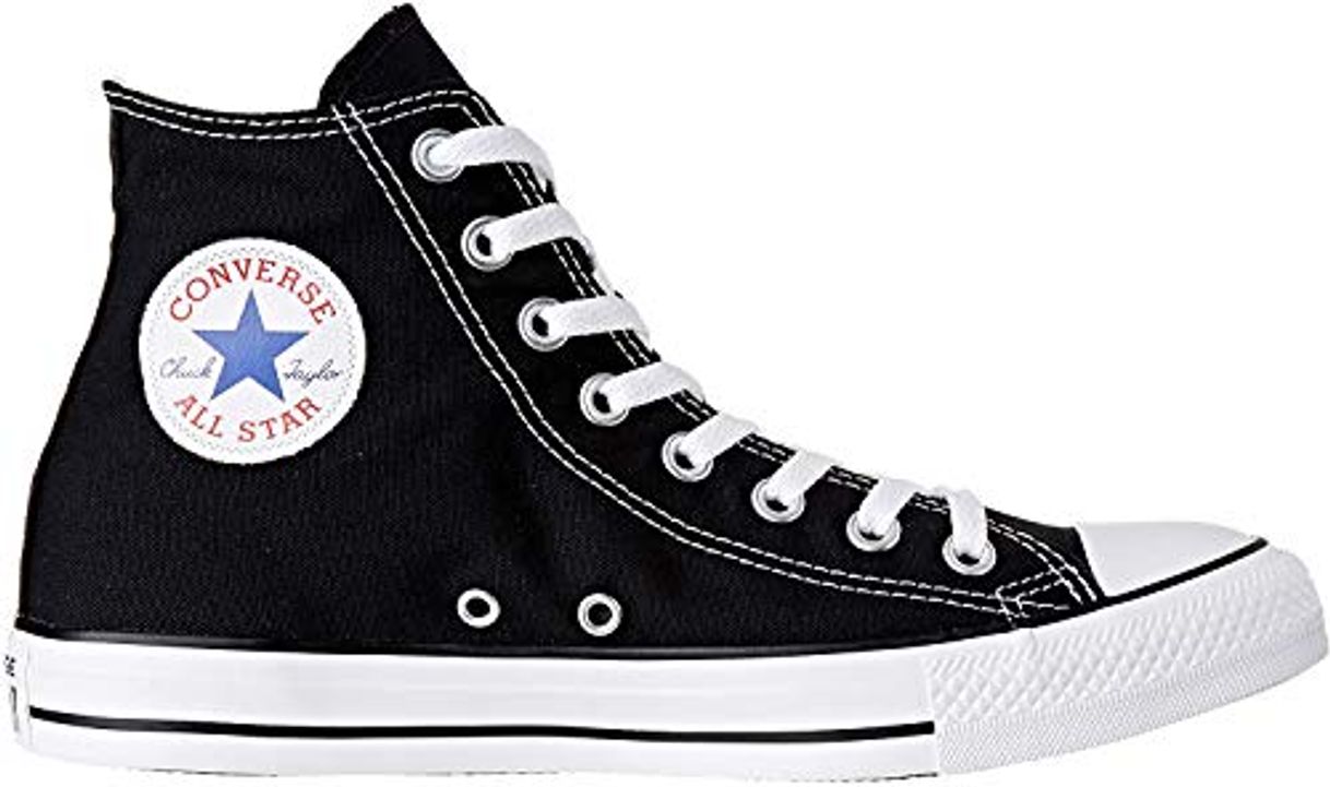 Social Converse Chuck Taylor All Star, Zapatillas altas Unisex adulto, Negro (Black), 38