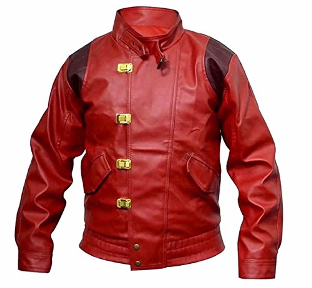 Moda Classyak Akira Kaneda - Chaqueta de Piel para Hombre