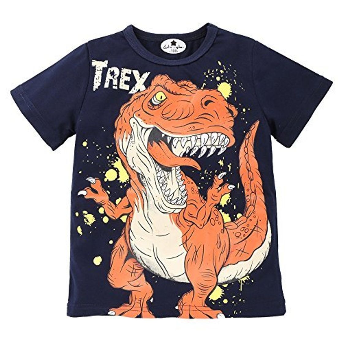 Lugar Camiseta Estampada Dinosaurio para bebé niños