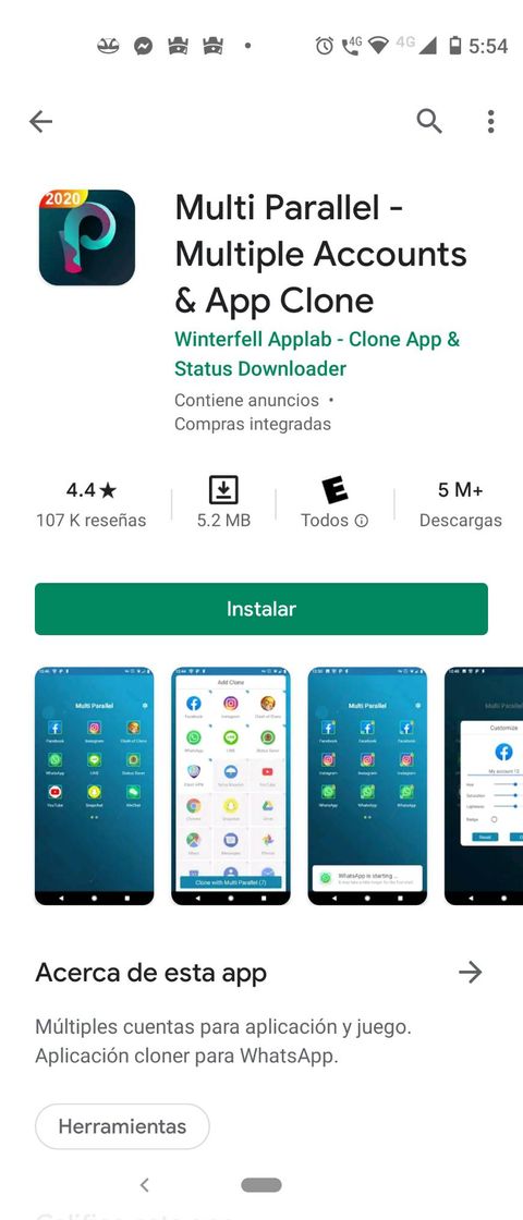 Apps Multiple accounts