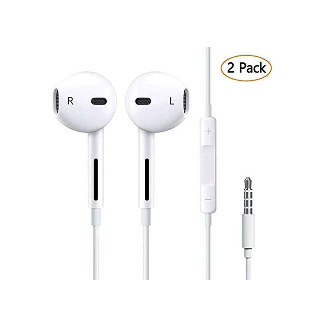 Auriculares con Microfono,2Pack Cancelación de Ruido con Auriculares Estéreo con Cable Auriculares