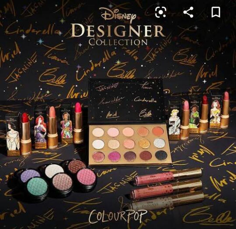 Belleza Colourpop Disney Designer Collection