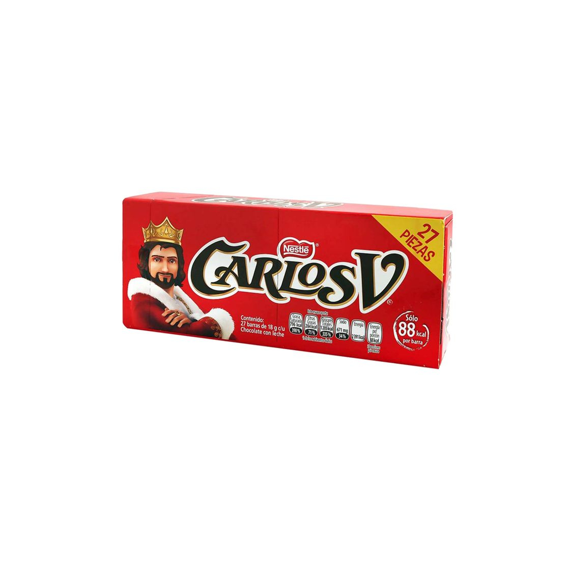 Social Carlos V chocolates 27 de 18 g