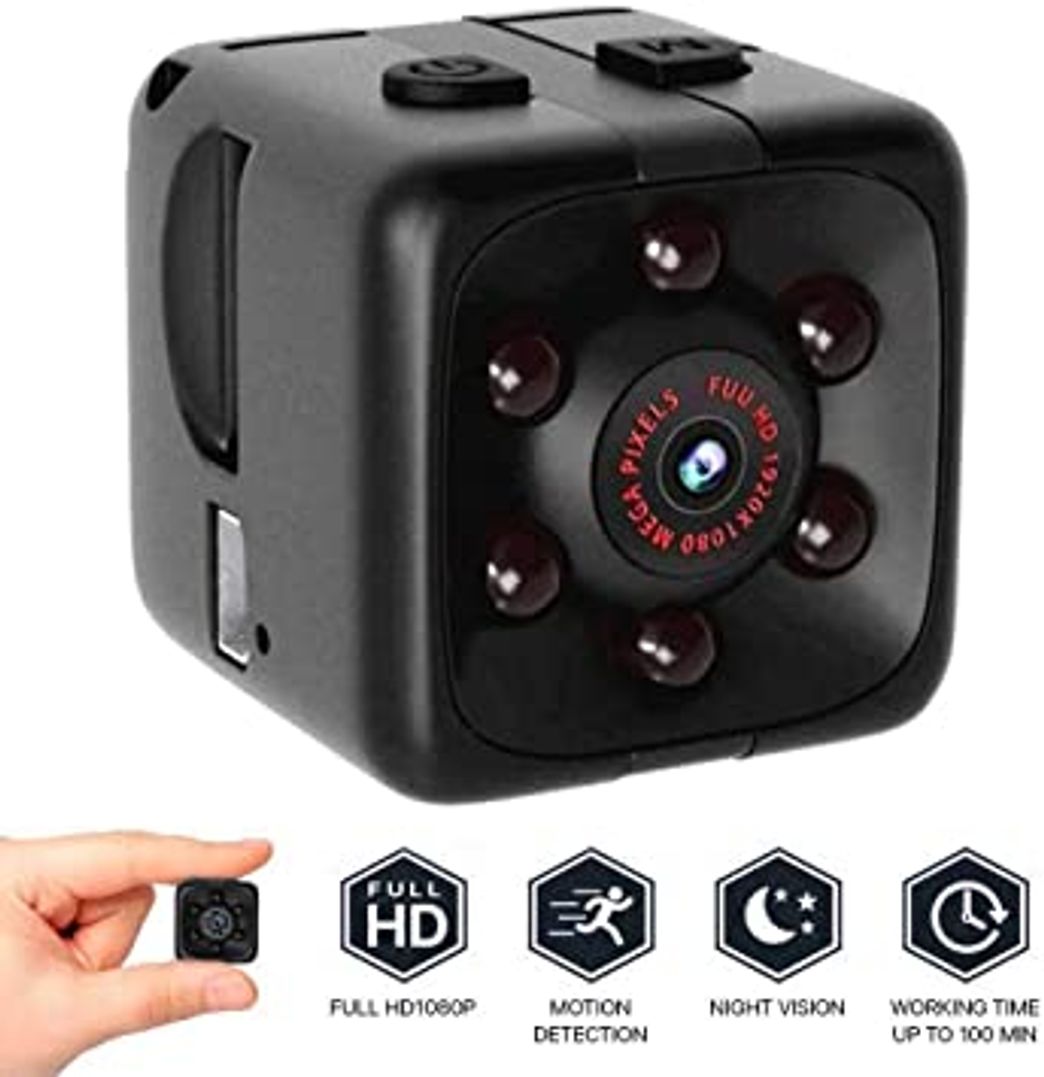 Products Camara espia wifi ZIMAX es de Las camaras espias ocultas mas vendidas 1080P HD Cámara de Vigilancia Portátil Secreta y Compacta con Detector de Movimiento IR y Visión Nocturna Seguridad