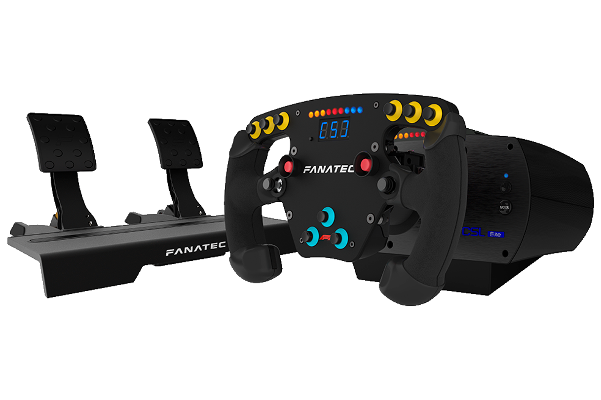 Set fanatec (volante y pedales)