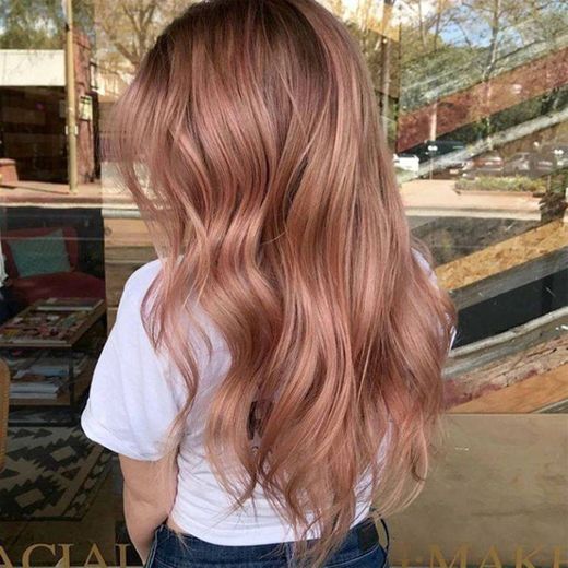Rose gold hair 