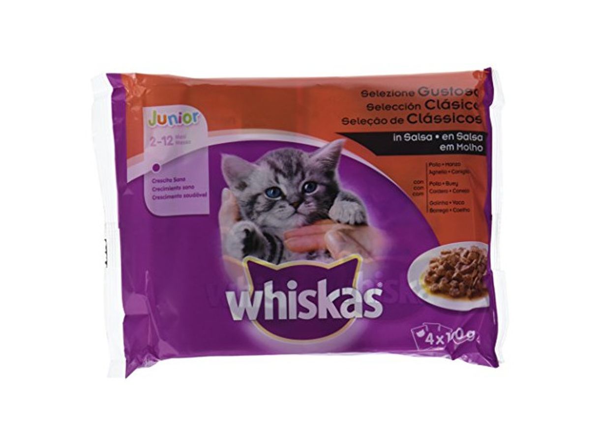 Product Multipack de 4 bolsitas de 100g de selección de carnes para gatos