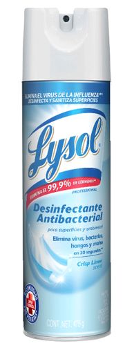 Lysol® Aerosol Desinfectante de Superficies y Ambiental - Crisp Linen