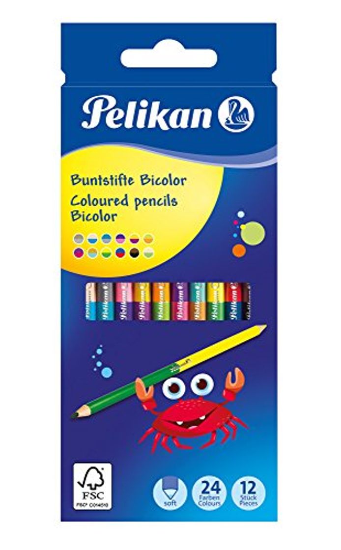 Productos Pelikan - Lápices bicolores 12 piezas 24 colores