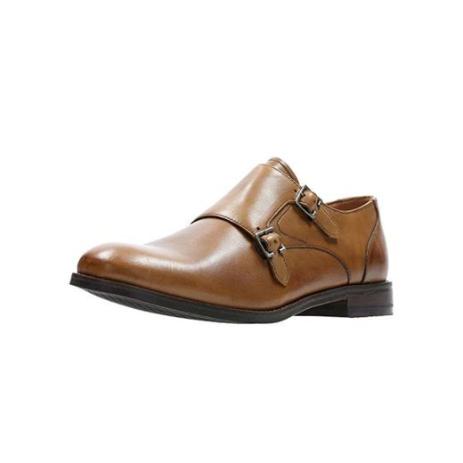 Clarks Edward Monk Mens Wide Fit Monk Strap Shoes 9 UK