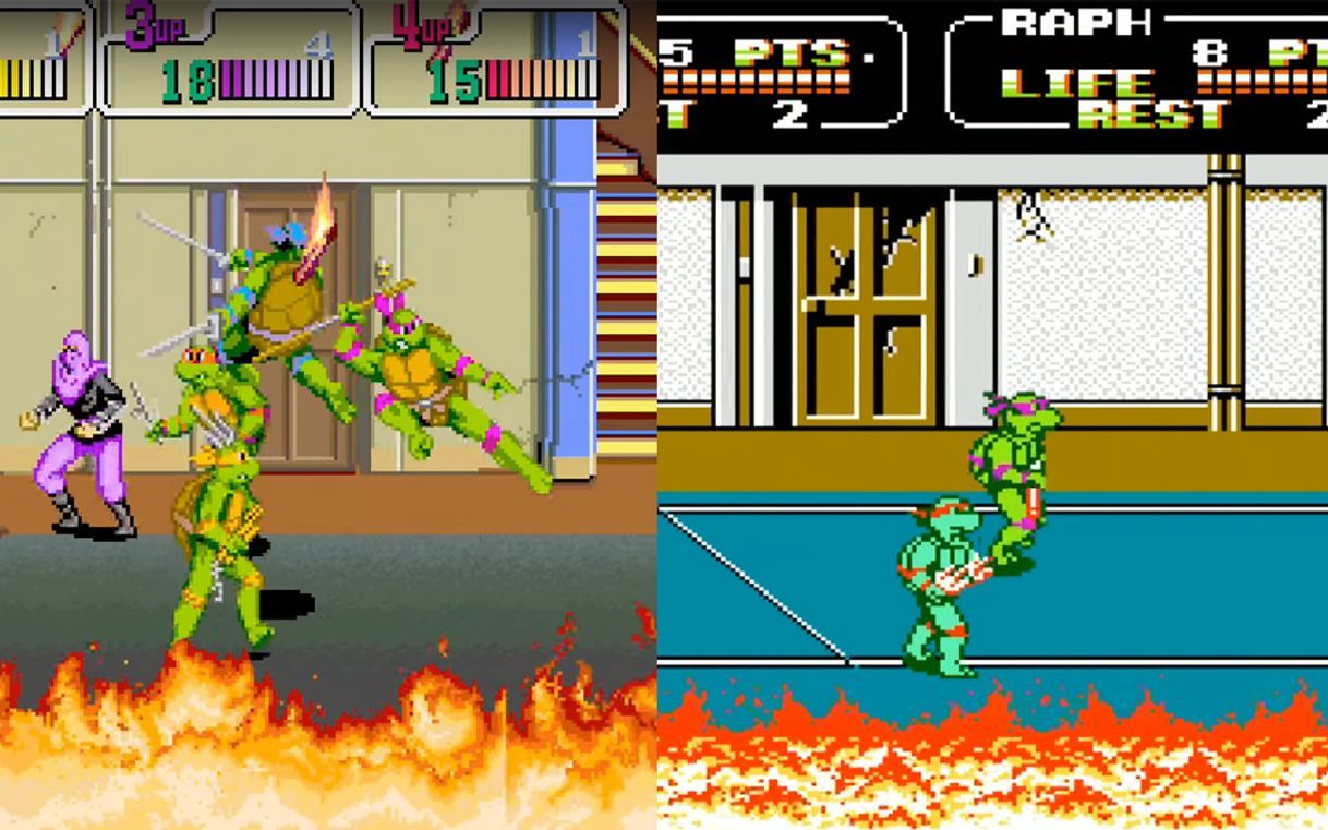 Videojuegos Teenage Mutant Ninja Turtles II: The Arcade Game