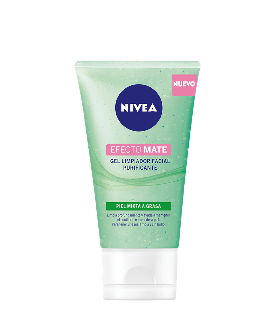 Social Gel purificante y exfoliante de piel mixta marca Nivea.