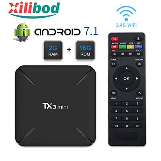 Xilibod TX3 MINI Android 7.1 TV BOX 2GB/16GB 4K TV Amlogic S905W