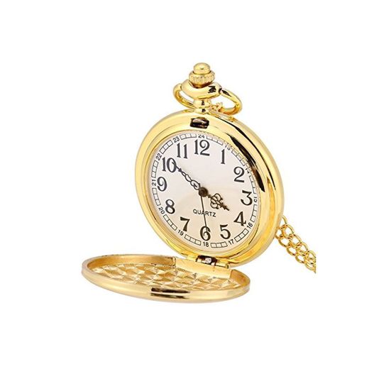 Alinory Reloj de Bolsillo, 3 Colores Clásico Reloj de Bolsillo clásico de