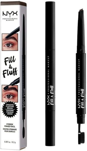 NYX Professional Makeup Lápiz de cejas adecuadas Micro Brow Pencil, Dos lados