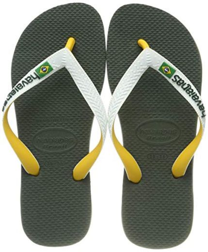 Havaianas Brasil Mix, Chanclas Unisex Adulto, Verde