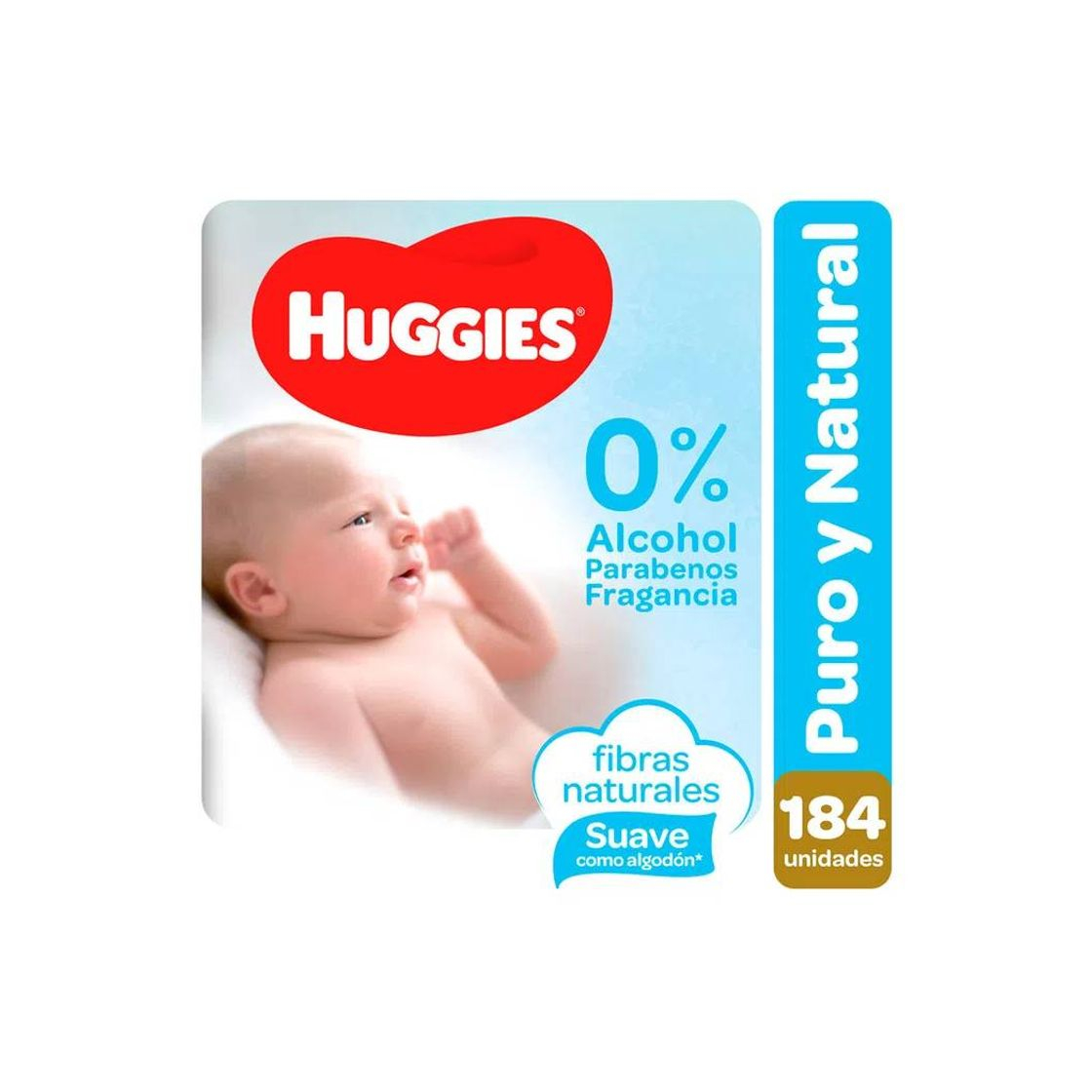 Products HUGGIES Toallitas Húmedas Natural Care 184 unidades 