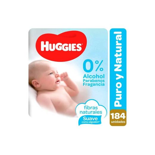 HUGGIES Toallitas Húmedas Natural Care 184 unidades 