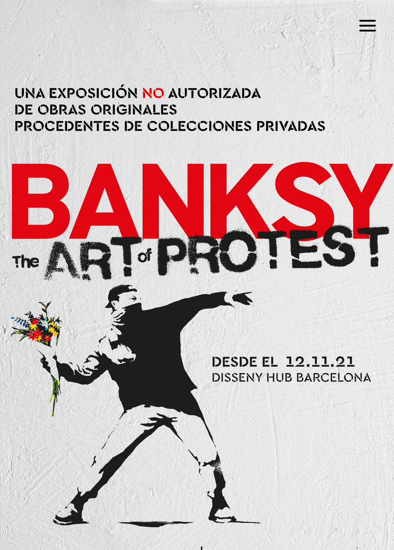 Fashion 👉Evento - Banksy en el Museo del Diseño Barcelona