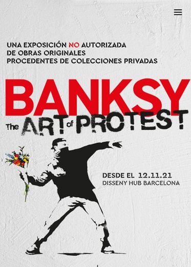 👉Evento - Banksy en el Museo del Diseño Barcelona