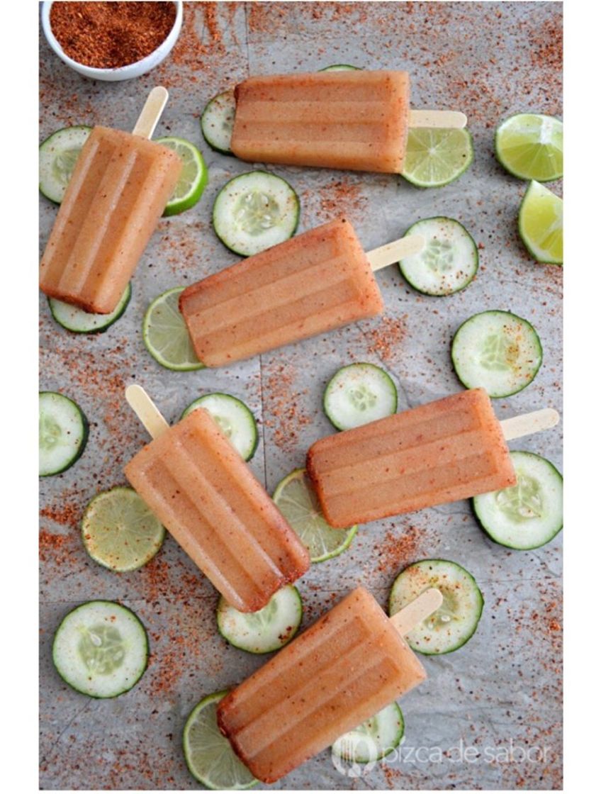 Moda Paleta de pepino con limón 