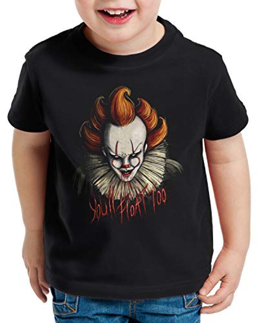 Moda style3 Not Another Clown Camiseta para Niños T-Shirt Pennywise it, Talla