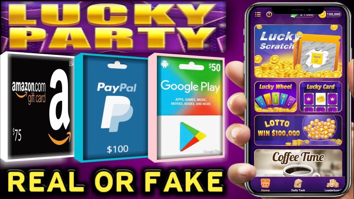 Aplicaciones LUCKYPARTY