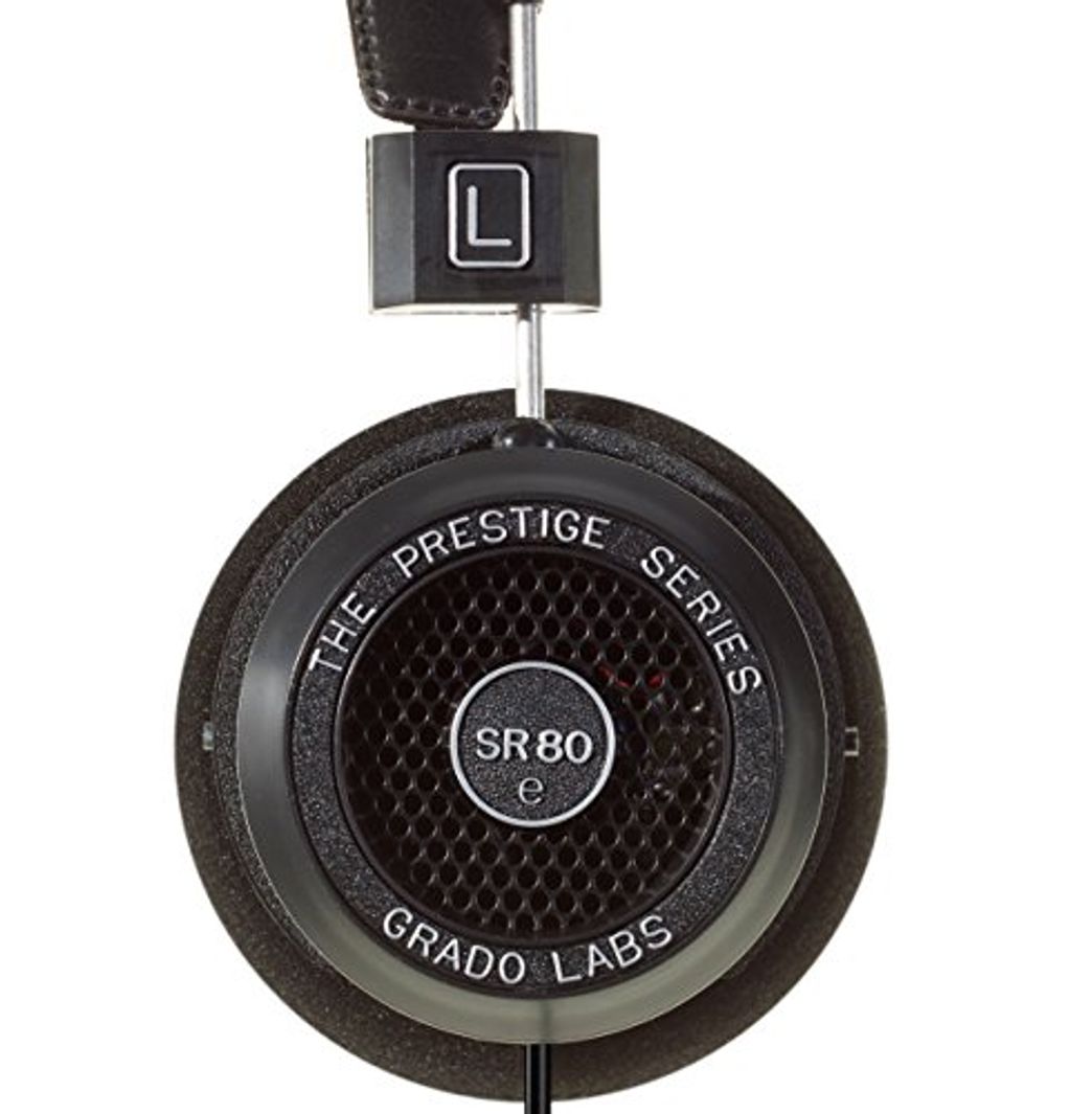 Producto GRADO Auriculares con respaldo abierto de la serie Prestige con cable 8 x 17 x 19 cm Negro