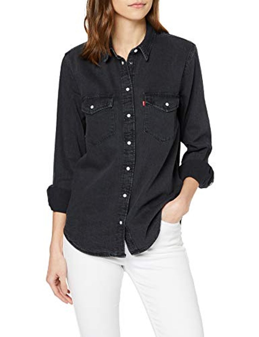 Lugares Levi's Essential Western Blusa, Negro