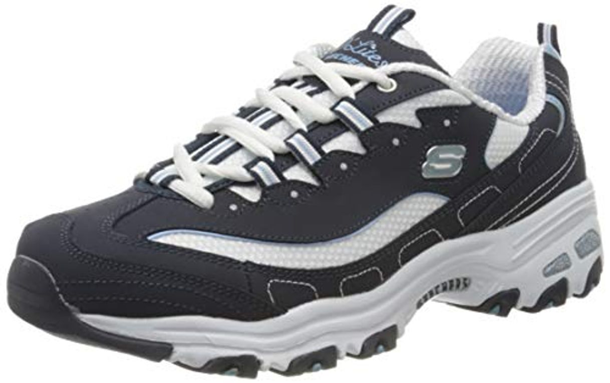 Product Skechers D'lites Biggest Fan 11930-nvw, Zapatillas para Mujer, Azul