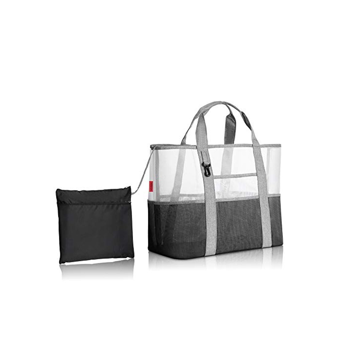 Social YOOFAN Bolsa de la Playa-Bolsa Grande de Malla de Playa-Gran Mercado Ligero