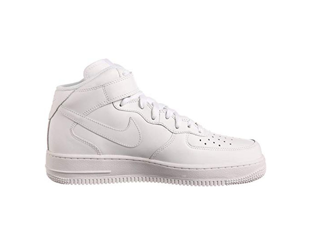 Fashion Nike Air Force 1 Mid '07 Zapatillas para Hombre, Blanco