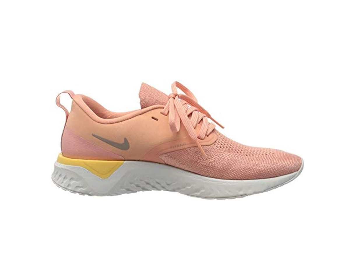 Moda Nike W Odyssey React 2 Flyknit, Zapatillas de Running para Mujer, Rosa