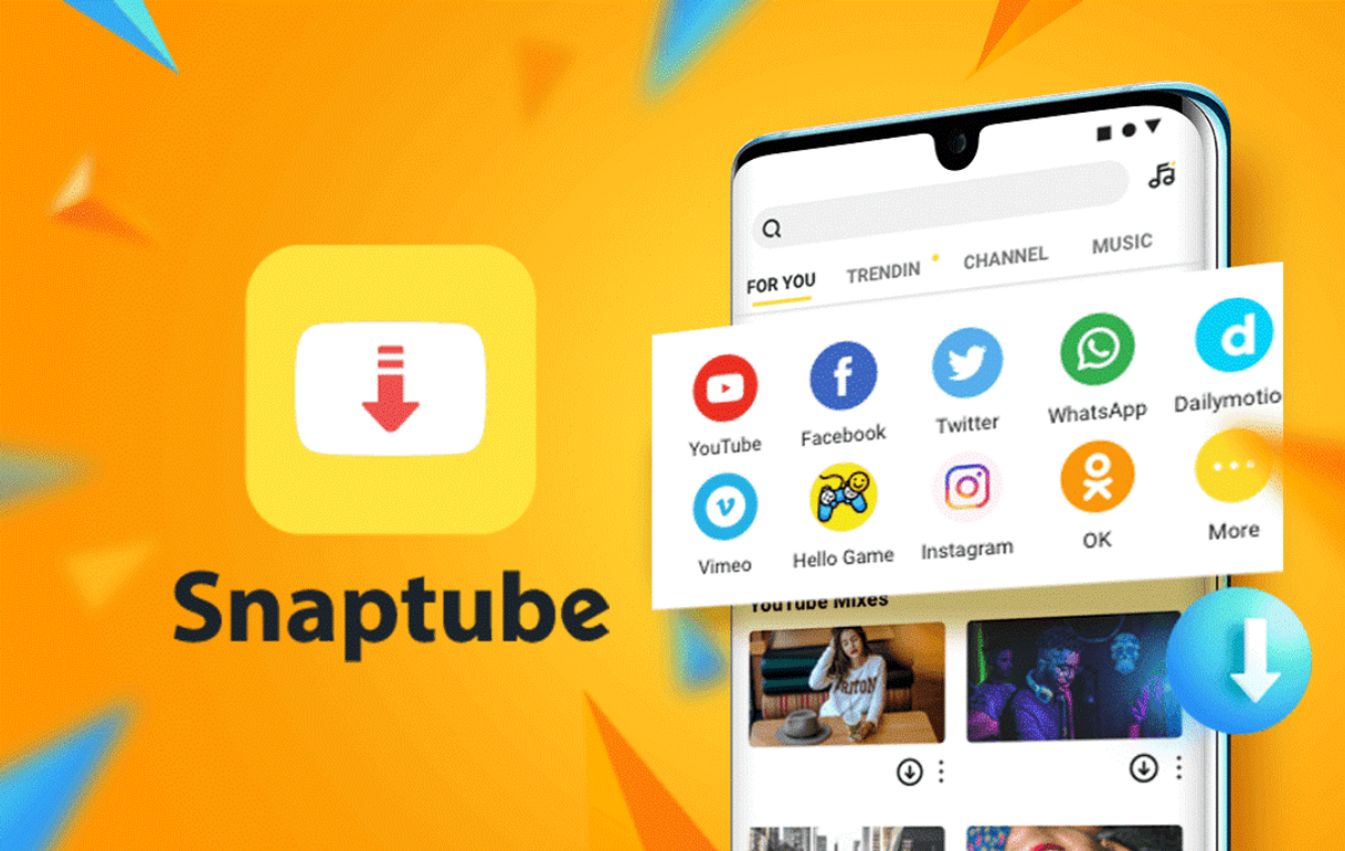 Moda Si no tienes snaptube corre y descargala solo por apk 