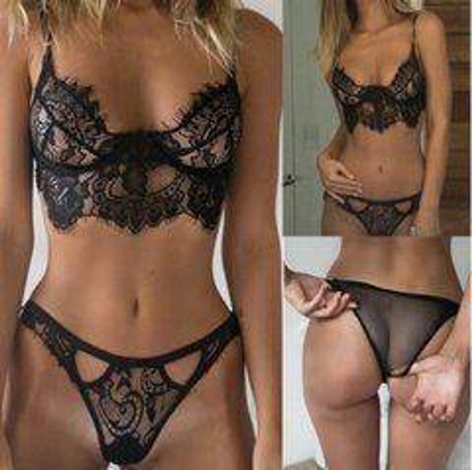 Social Lingerie preta delicada 😍