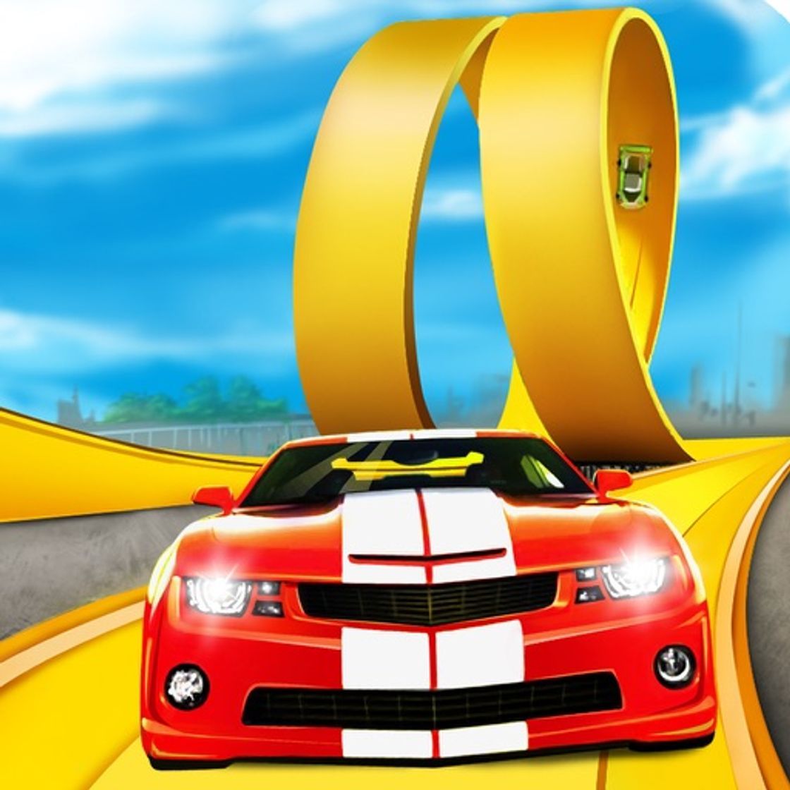 Apps 3D Stunt Car Race - eXtreme Racing Stunts Cars Driving Drift Games