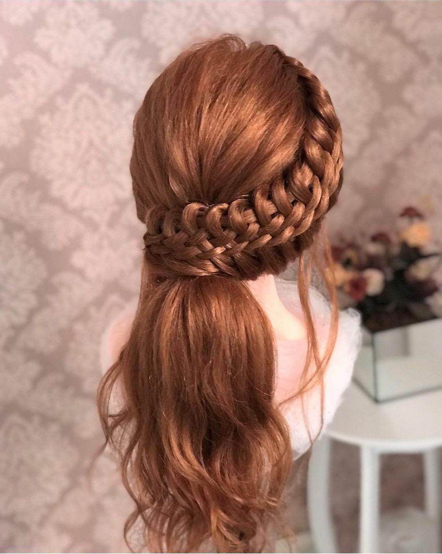 Moda Penteado com trança 