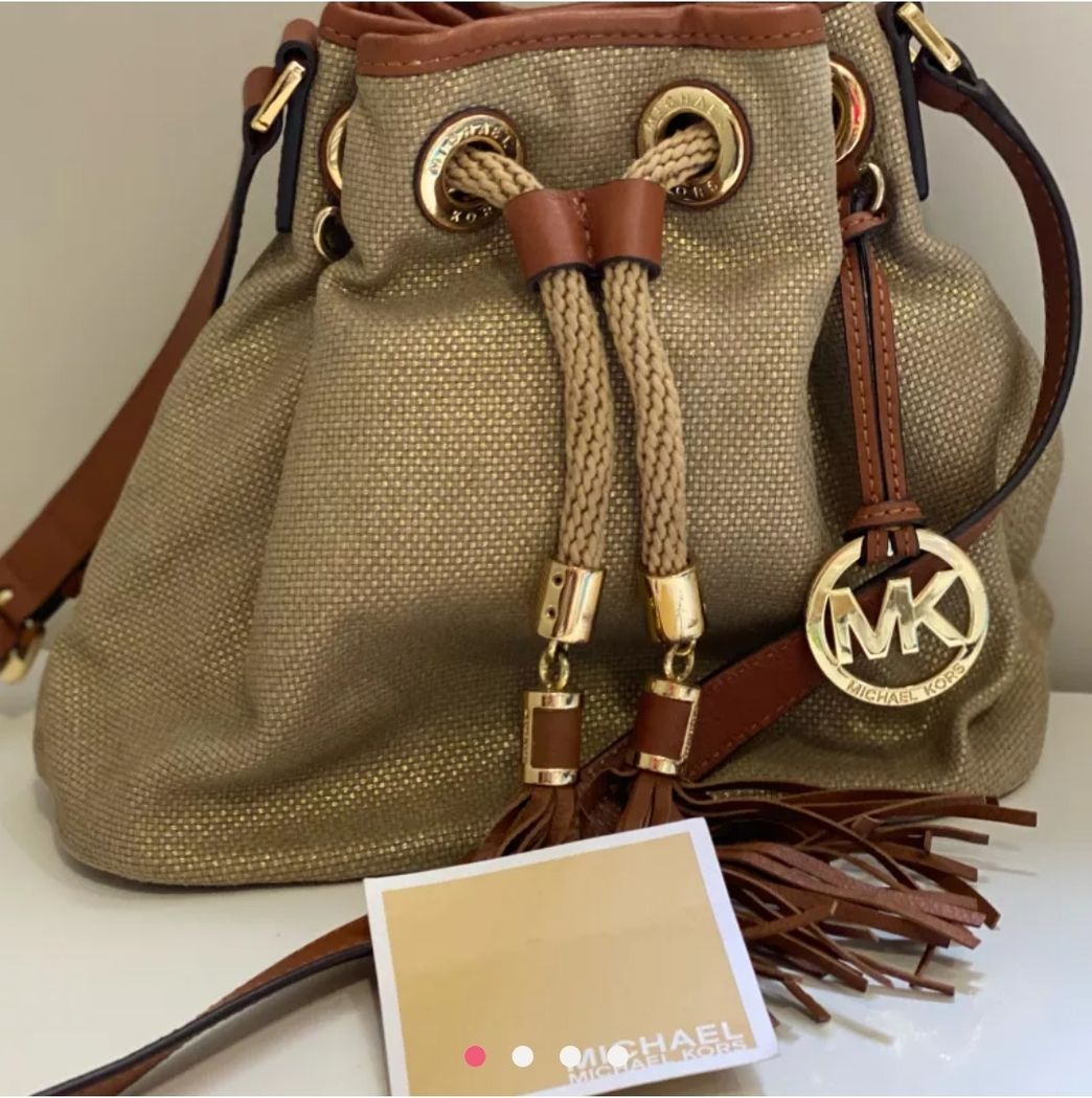 Moda bolsa crossbody tecido michael kors

