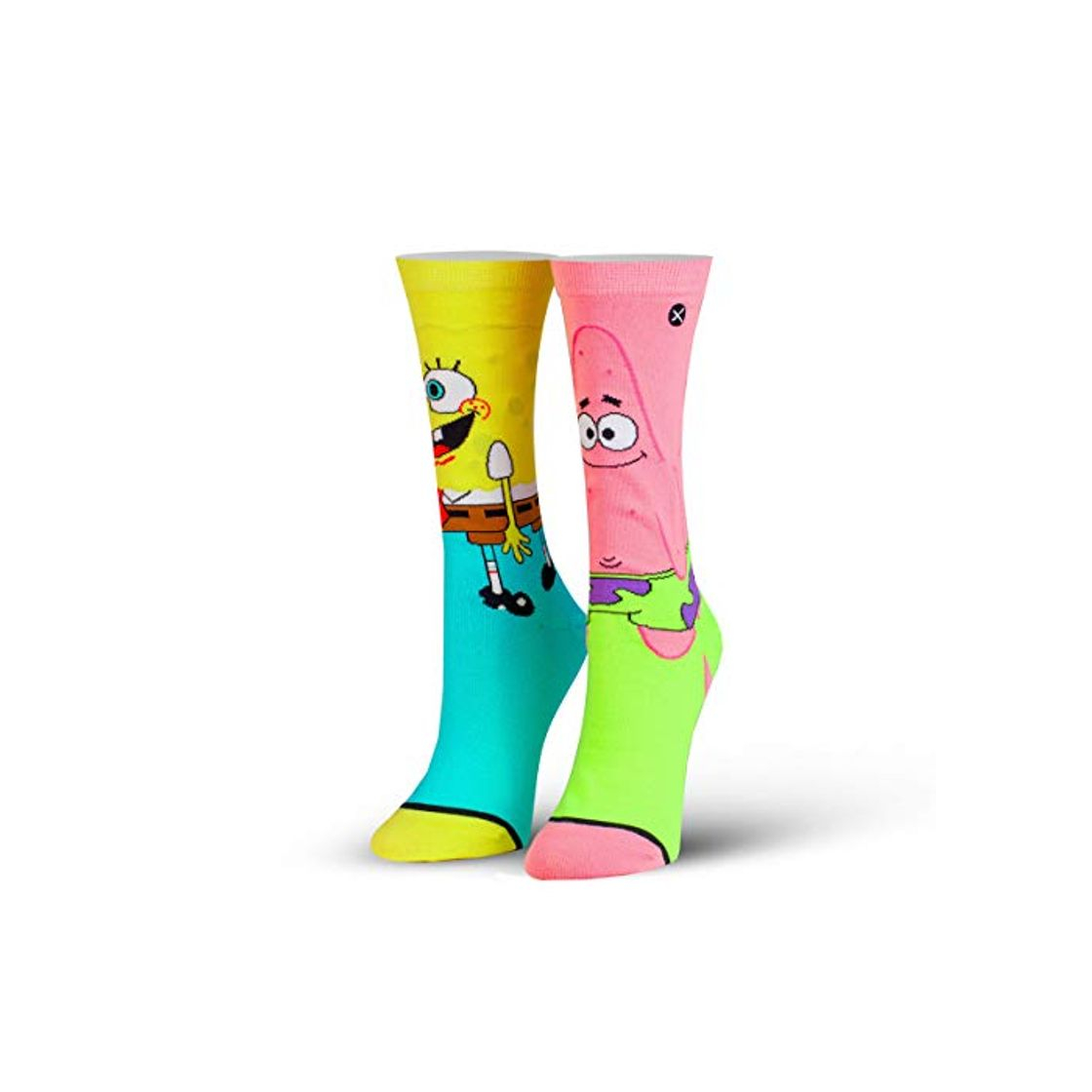 Moda ODD SOX Calcetines de mujer Bob Esponja y Patricio