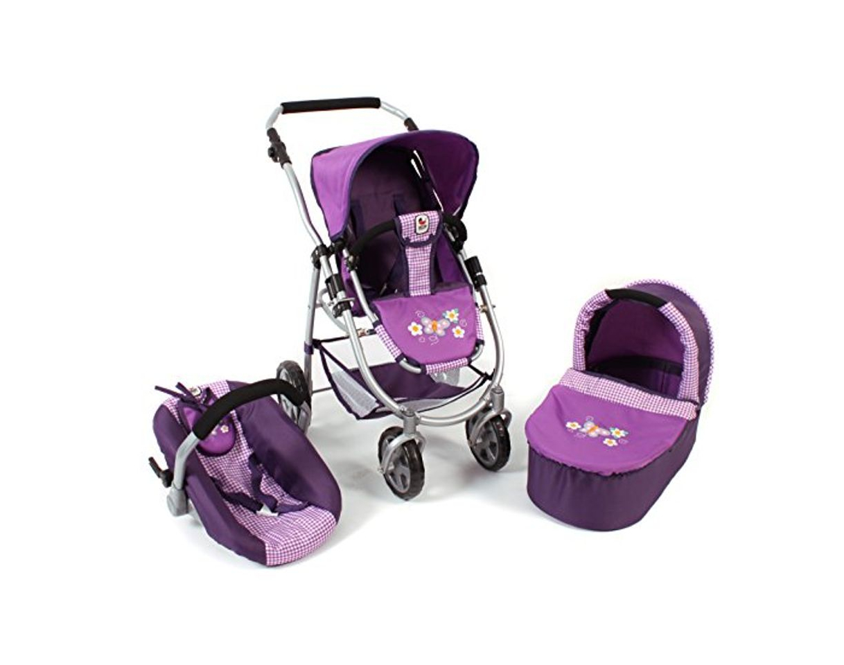 Product Bayer Chic 2000 637 28 - Combinado Puppenwagen Emoción 3-en-1 Todo en