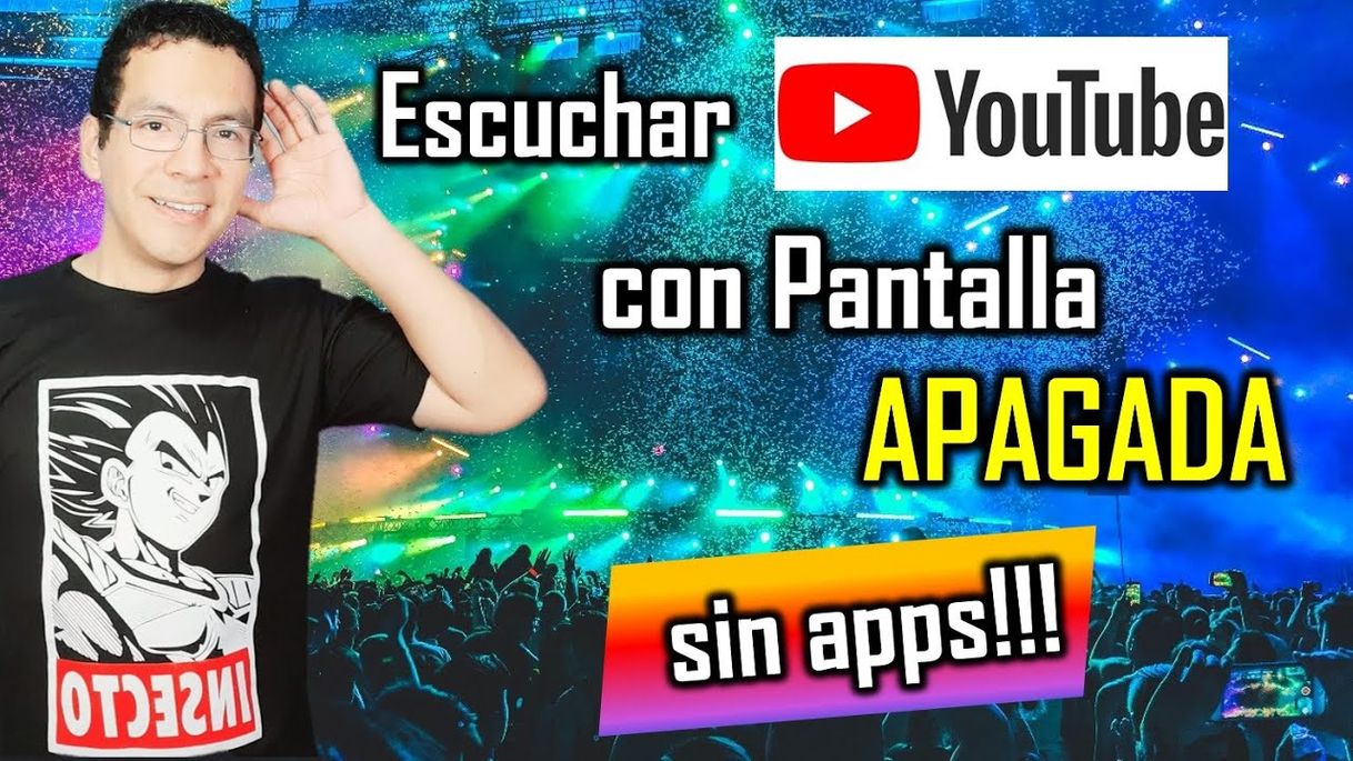 Moda Escuchar Youtube con pantalla apagada SIN APPs!!!