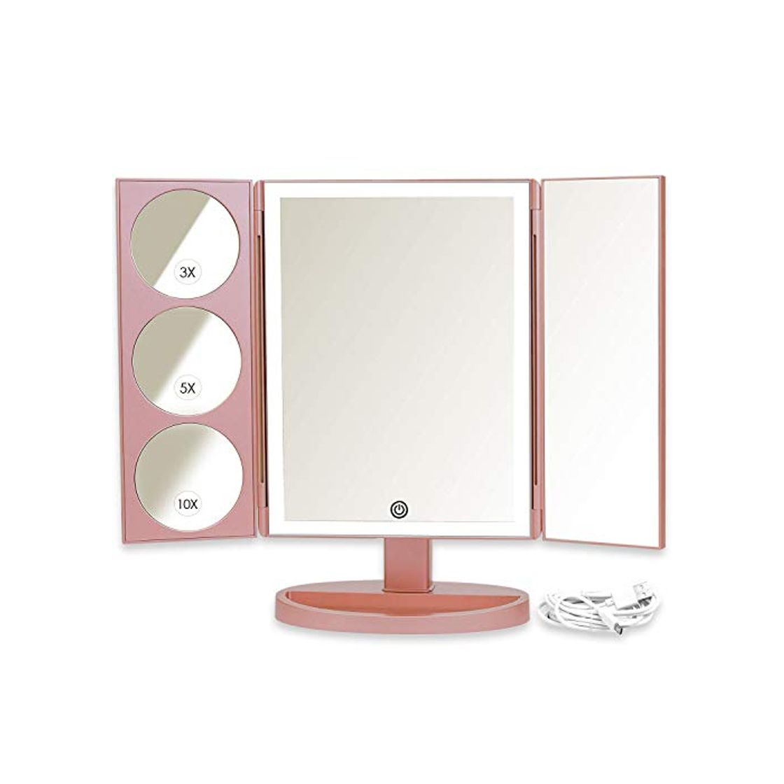 Fashion Mirrorvana XL Espejo Maquillaje con Luz LED y Aumento