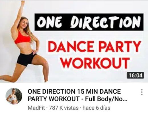 ONE DIRECTION 15 MIN DANCE PARTY WORKOUT ☆Madfit☆