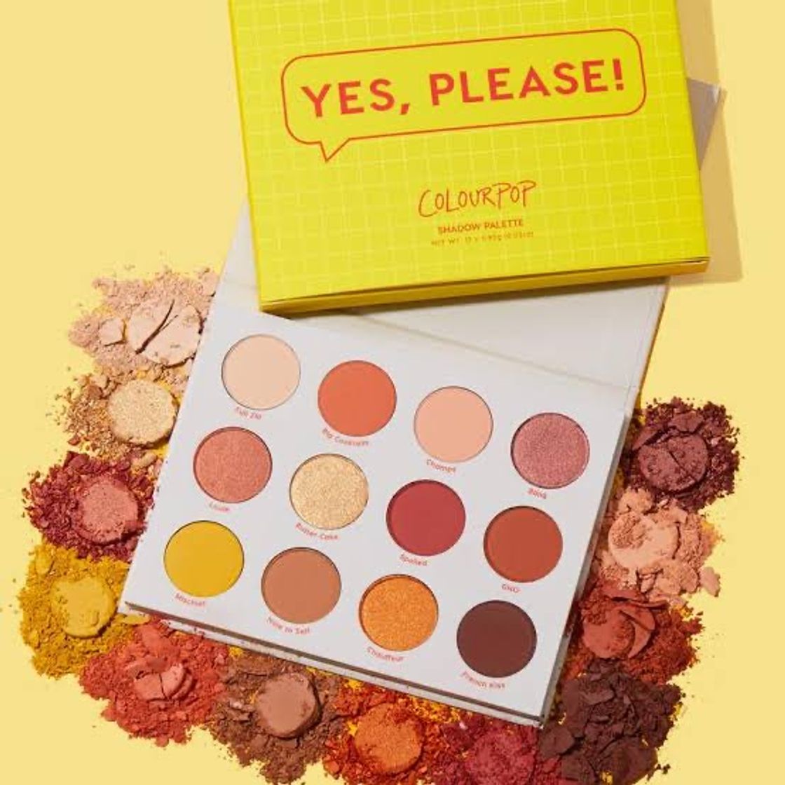 Fashion Colourpop yes please eueshadow palette