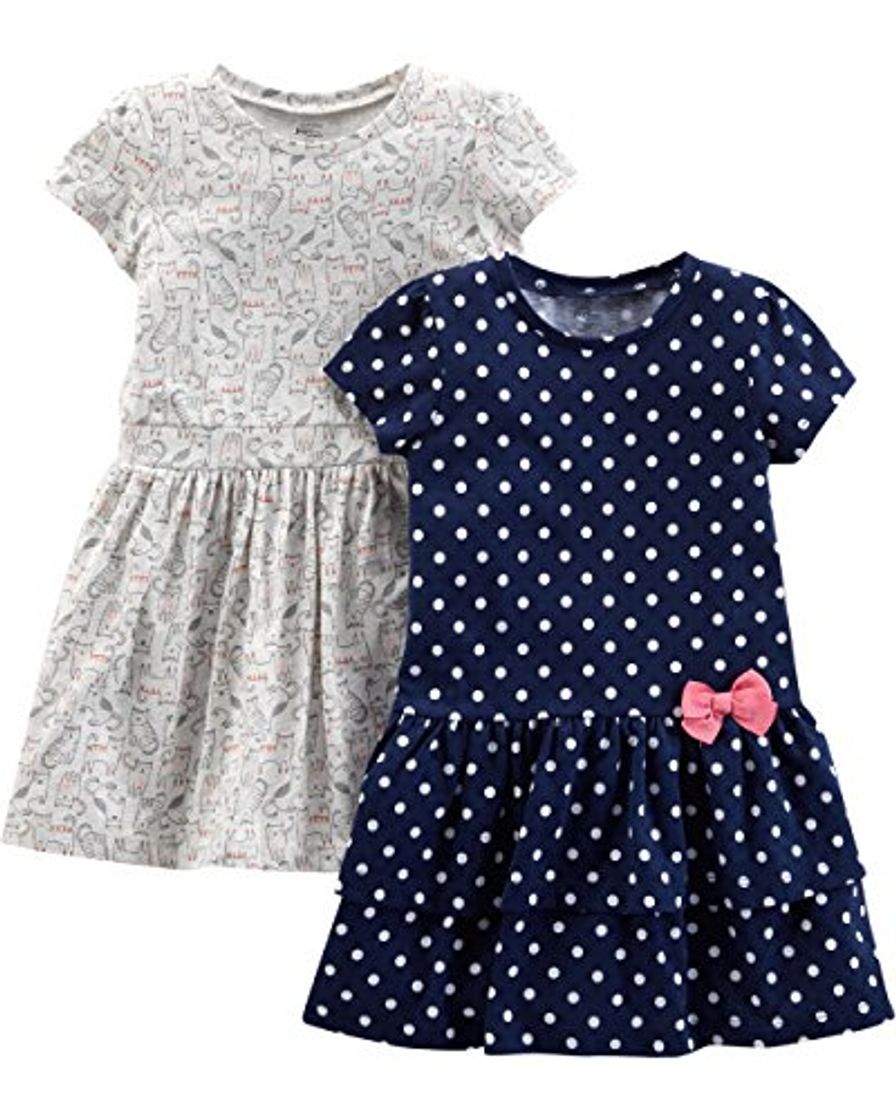 Moda Simple Joys by Carter's 2-pack Short-sleeve and Sleeveless Dress Sets Vestido informal