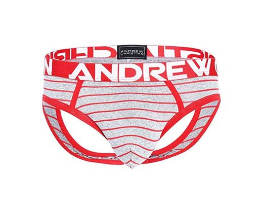 Andrew Christian Hombre Jockstrap Almost Naked Athletic Stripe Air Jock 91274